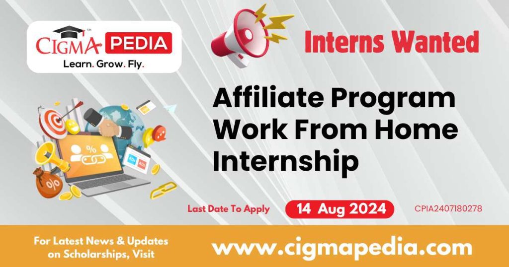 Affiliate Program Work From Home Internship by Sportskeeda