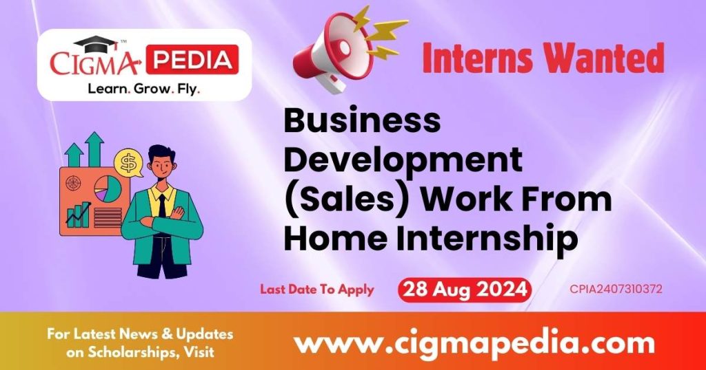 Business Development (Sales) Work From Home Internship by HyperProspect 2024