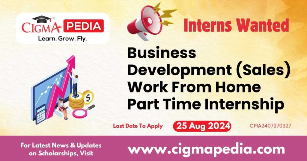 Business Development (Sales) Work From Home Part Time Internship by ShikshaGurus