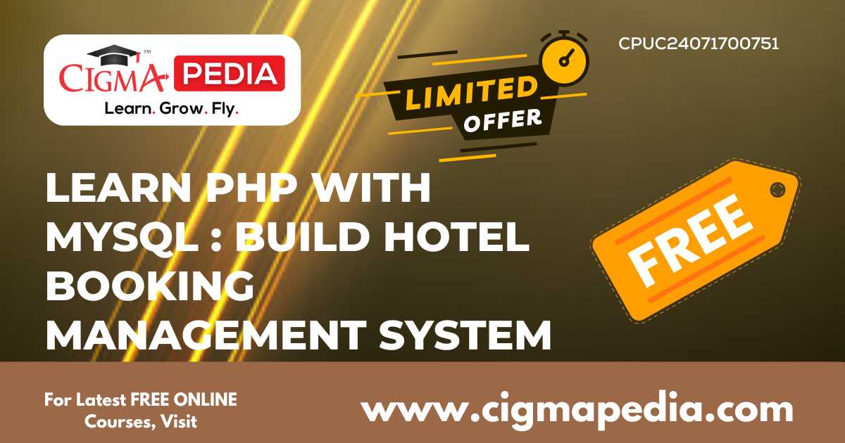 Learn PHP with MySQL : Build Hotel Booking Management System (Free ...