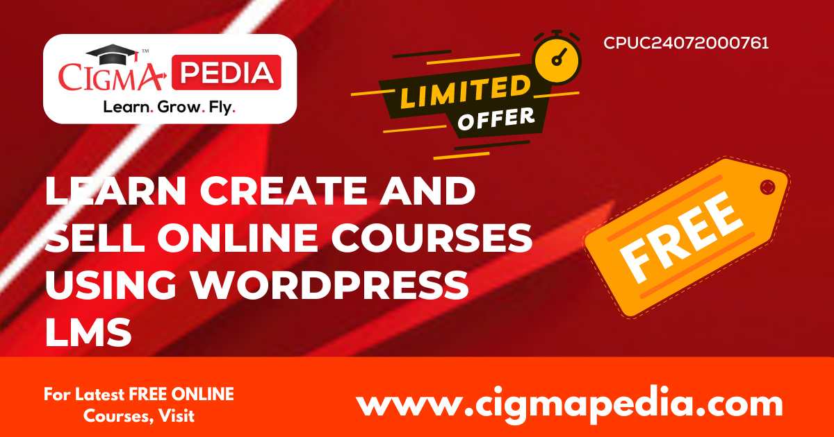 Learn Create And Sell Online Courses Using Wordpress Lms Free Udemy Course Cigma Pedia Learn Create And Sell Online Courses Using Wordpress Lms Free Udemy Course Cigma Pedia