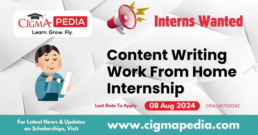 Content Writing Work From Home Internship by Travlkeeda Holidays