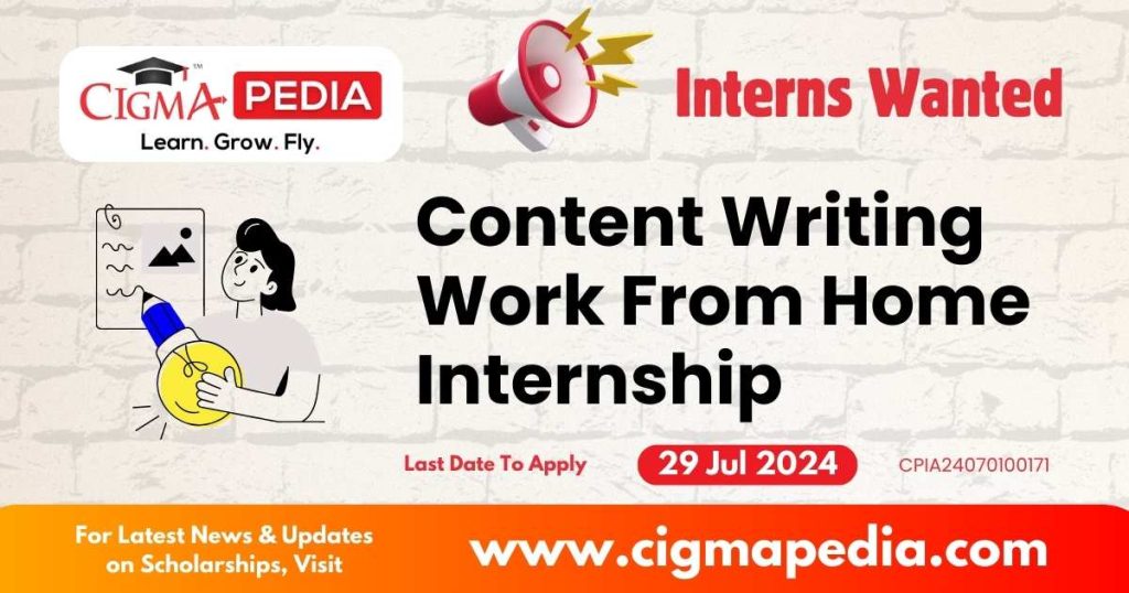 Content Writing Work From Home Internship by Unipng 2024