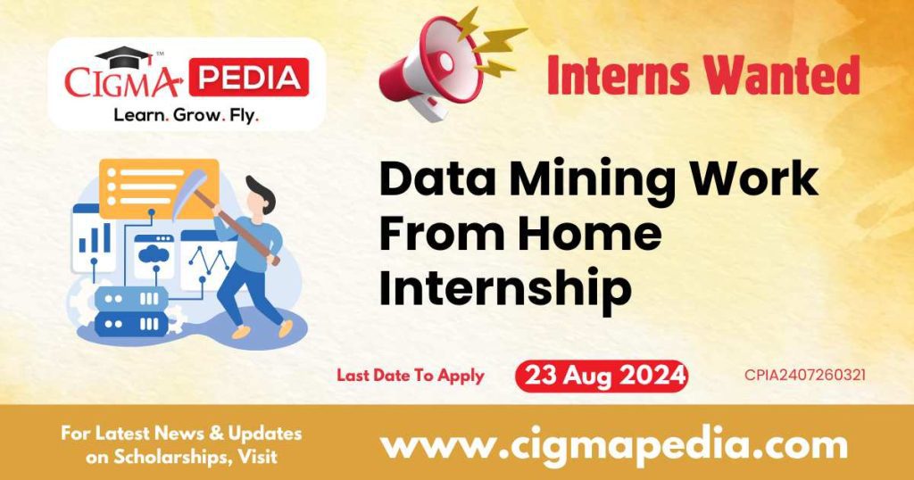 Data Mining Work From Home Internship by CK And Sons Textiles