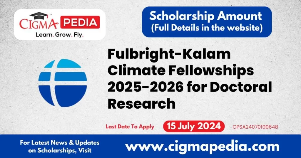 Fulbright-Kalam Climate Fellowships