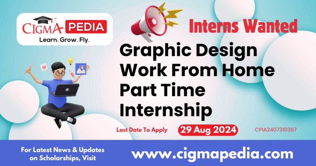 Graphic Design Work From Home Part Time Internship by Silky Art Enterprises 2024