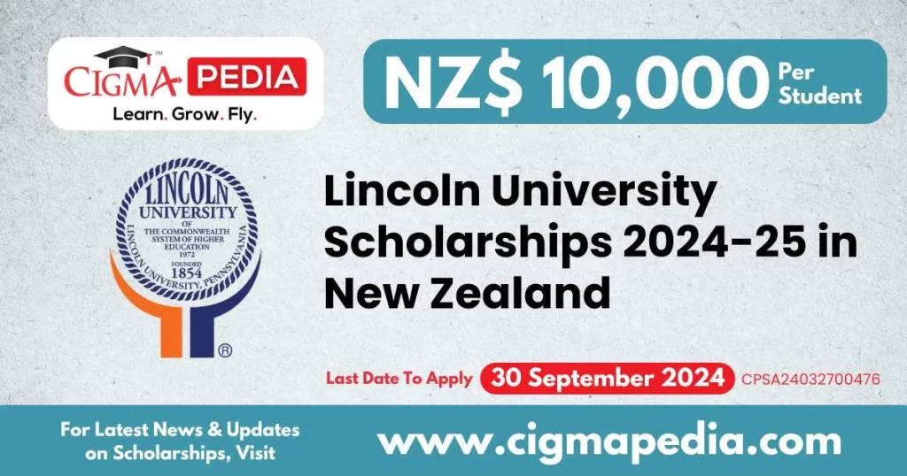 Lincoln University Scholarships 2024-25