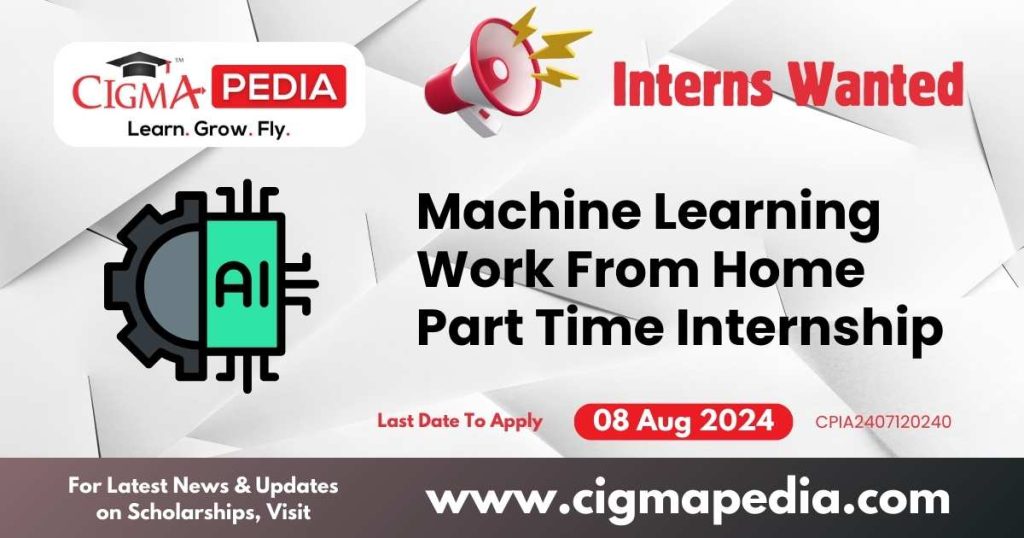 Machine Learning Work From Home Part Time Internship by Jivichem Synthesis Private Limited 2024