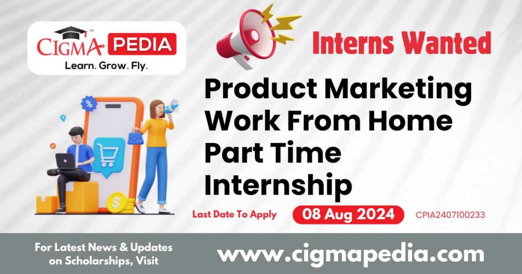 Product Marketing Work From Home Part Time Internship by Wayspire Edtech Pvt Ltd 2024