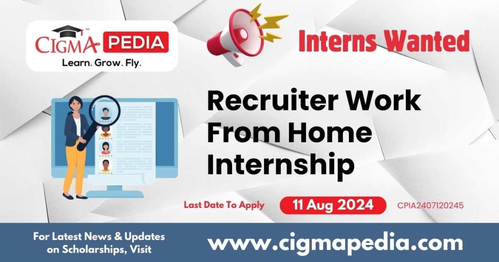 Recruiter Work From Home Internship by NowIntern