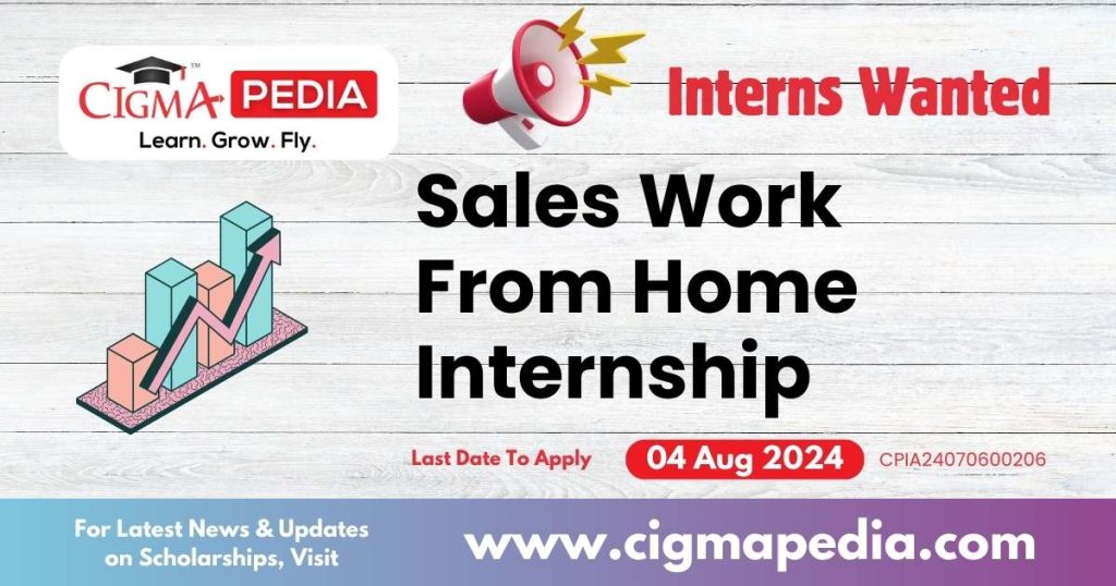 Sales Work From Home Internship