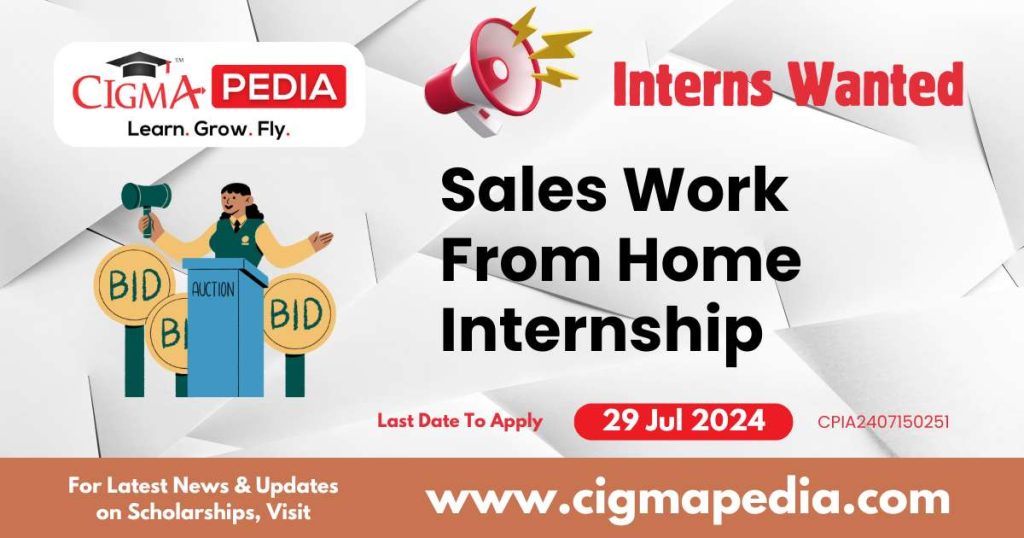 Sales Work From Home Internship by AB Overseas