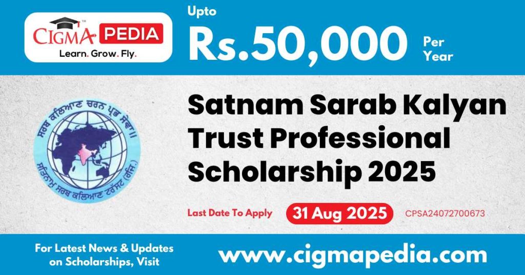 Satnam Sarab Kalyan Trust Professional Scholarship
