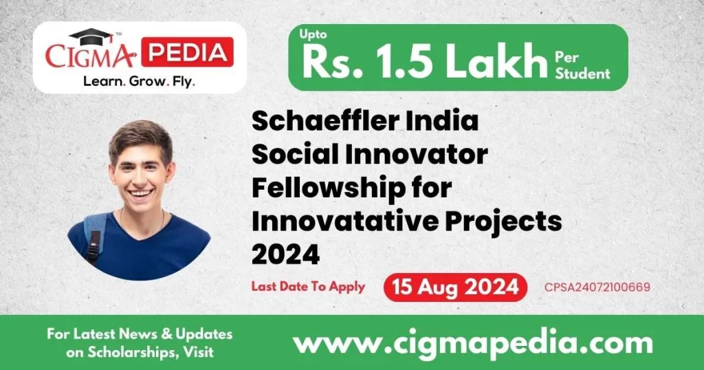 Schaeffler India Social Innovator Fellowship