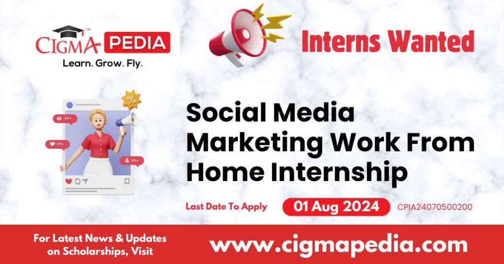 Social Media Marketing Work From Home Internship