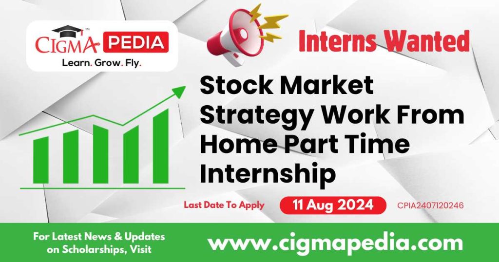 Stock Market Strategy Work From Home Part Time Internship by Trade Vibe