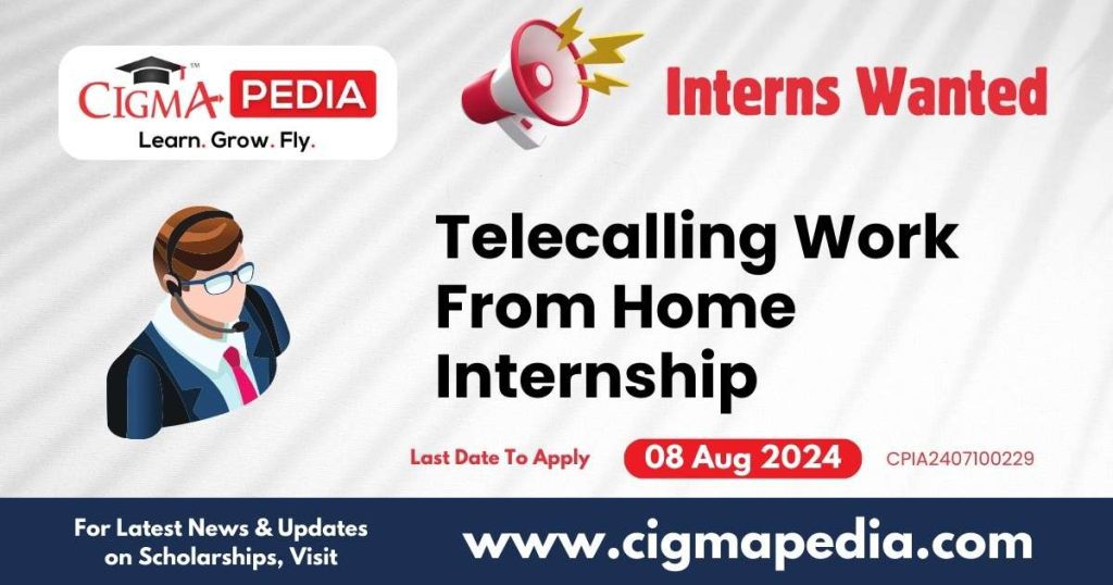 Telecalling Work From Home Internship by Infoware 2024