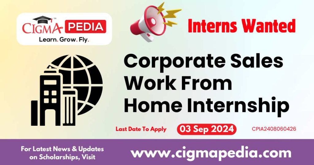 Corporate Sales Work From Home Internship by Medius Technologies Private Limited