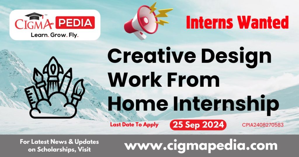 Creative Design Work From Home Internship by Celebrare