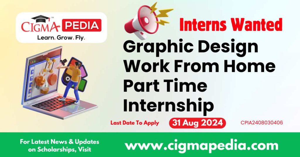 Graphic Design Work From Home Part Time Internship by DE PANO