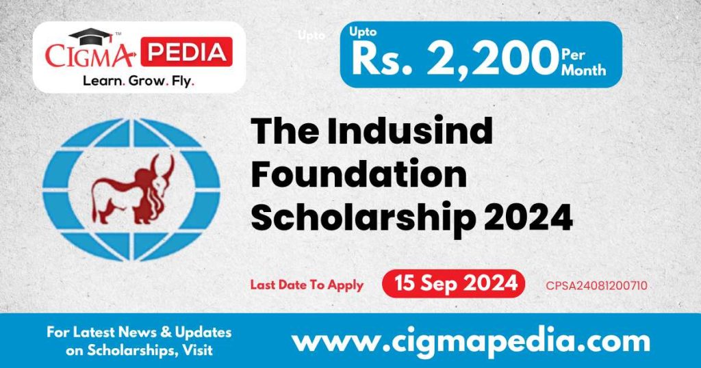 IndusInd Foundation Scholarship