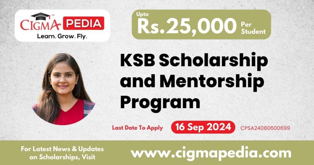 KSB Scholarship and Mentorship Program 2024 For Diploma Students