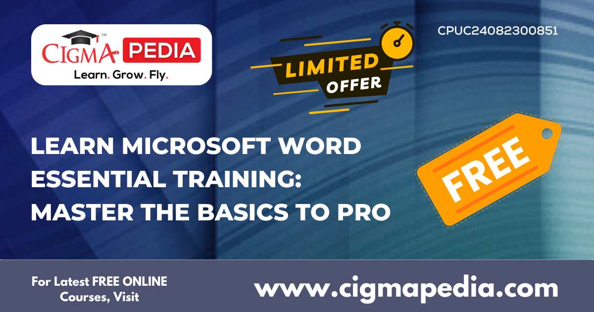 Learn Microsoft Word Essential Training Master the Basics to Pro (Free