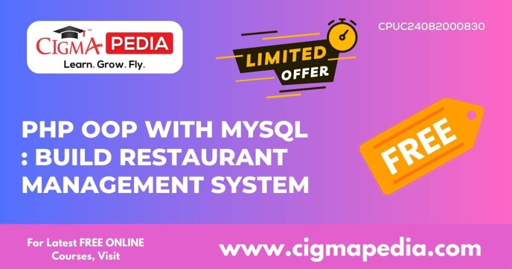 PHP OOP with MySQL: Build Restaurant Management System