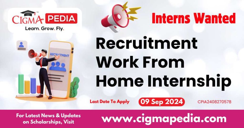 Recruitment Work From Home Internship