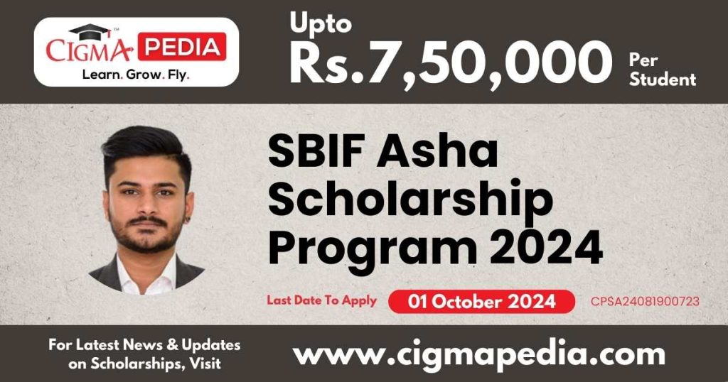 SBIF Asha Scholarship Program