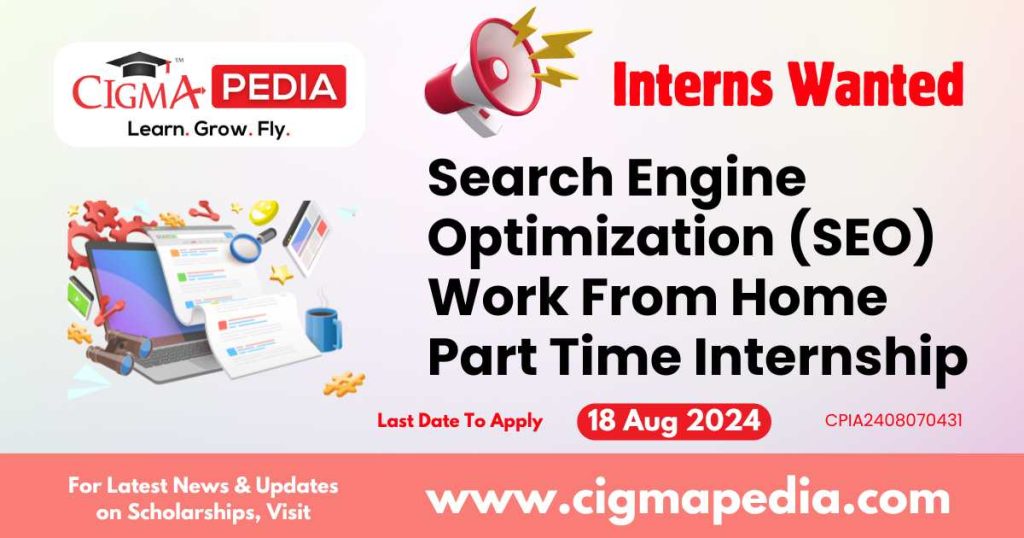 Search Engine Optimization (SEO) Work From Home Part Time Internship by Dofurni