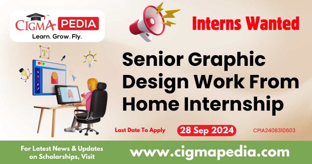 Senior Graphic Design Work From Home Internship