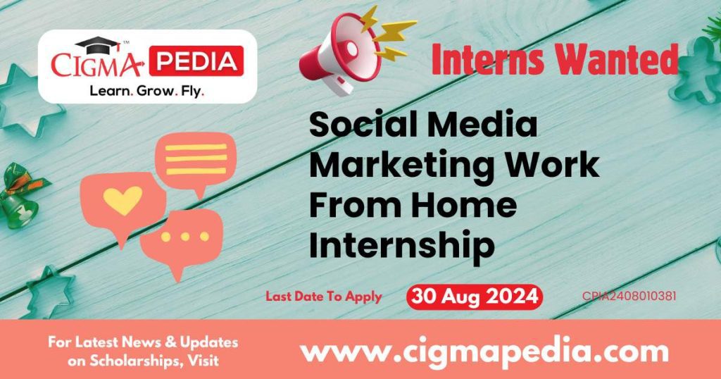 Social Media Marketing Work From Home Internship by HyperProspect 2024