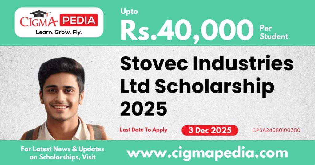 Stovec Industries Ltd Scholarship