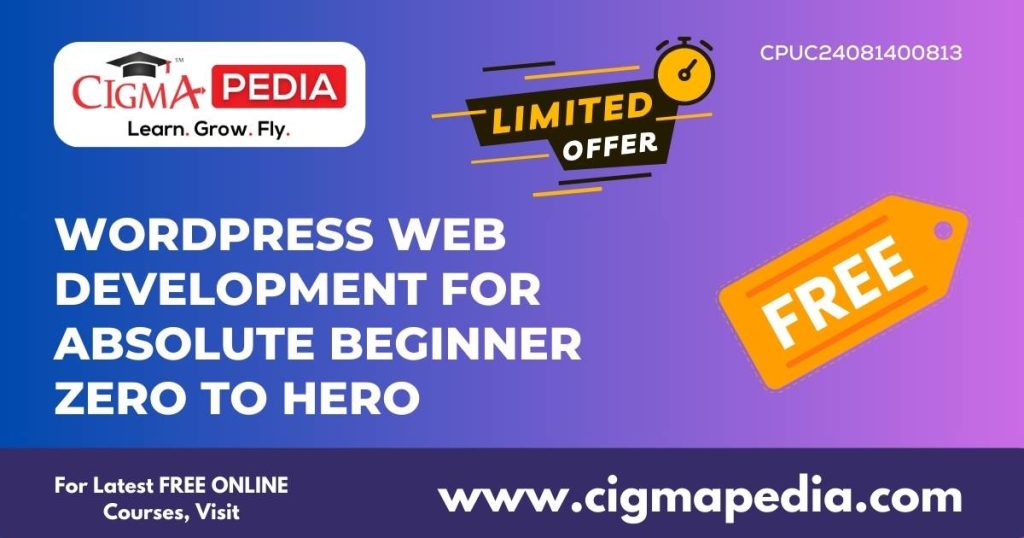 Wordpress Web Development for Absolute Beginner Zero to Hero