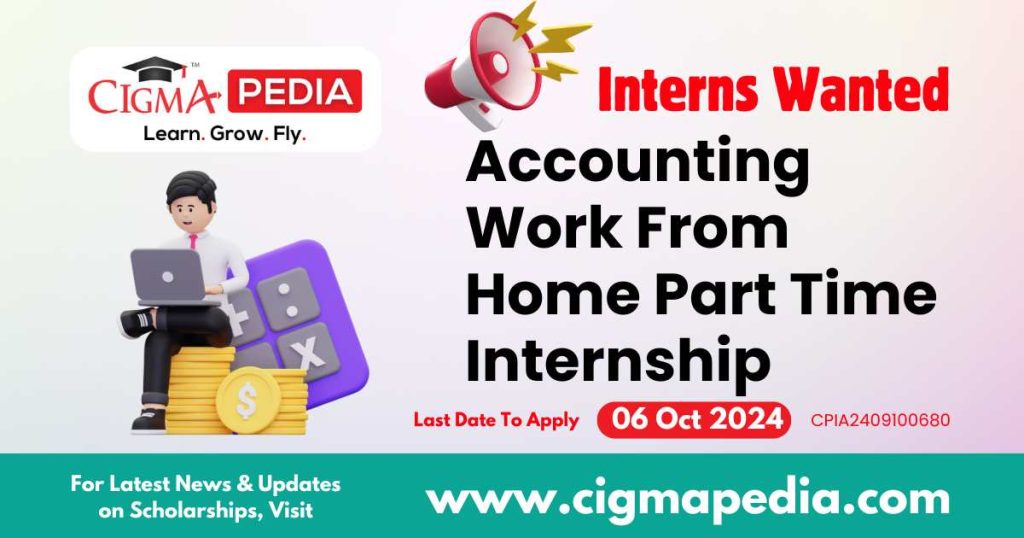 Accounting Work From Home Part Time Internship