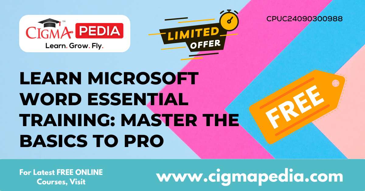 Learn Microsoft Word Essential Training Master the Basics to Pro (Free