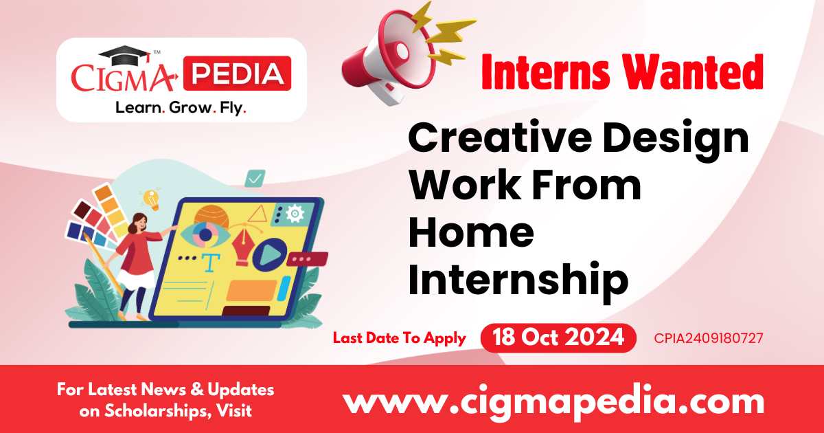 Creative Design Work From Home Internship