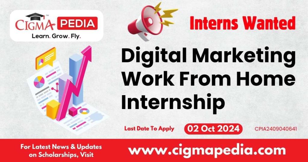 Digital Marketing Work From Home Internship