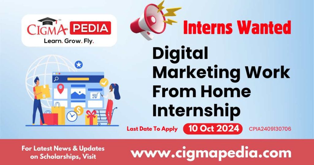 Digital Marketing Work From Home Internship