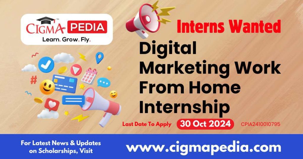 Digital Marketing Work From Home Internship