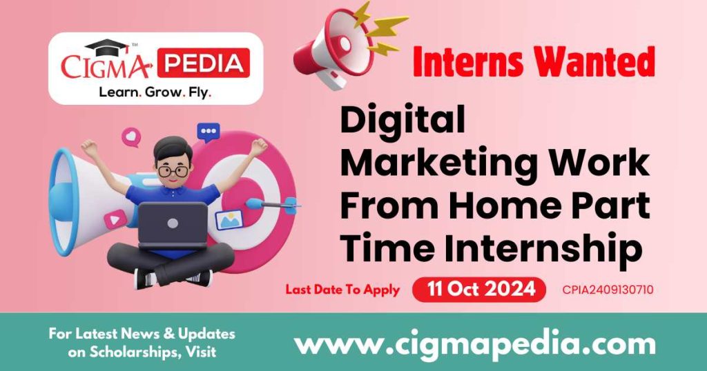 Digital Marketing Work From Home Part Time Internship