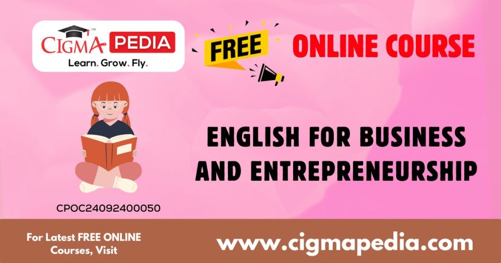 English for Business and Entrepreneurship