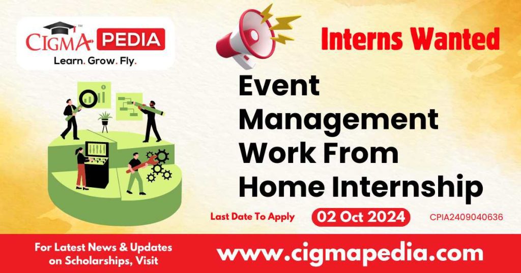 Event Management Work From Home Internship