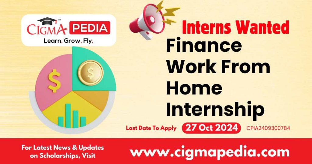 Finance Work From Home Internship