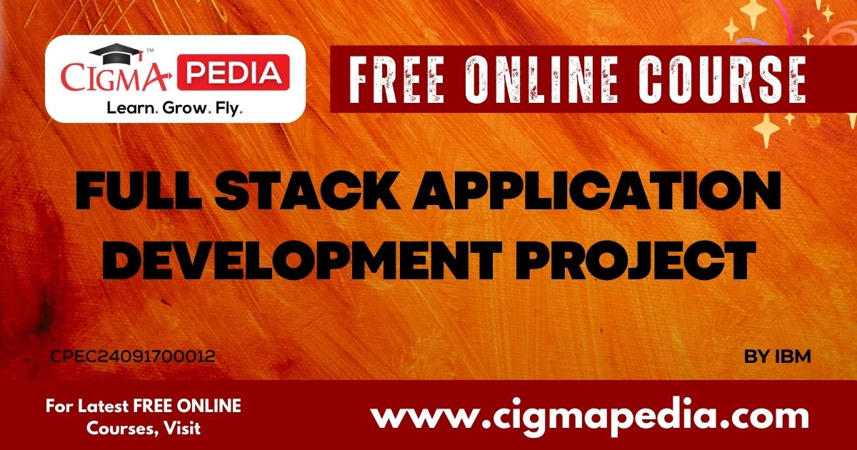 Full Stack Application Development Project