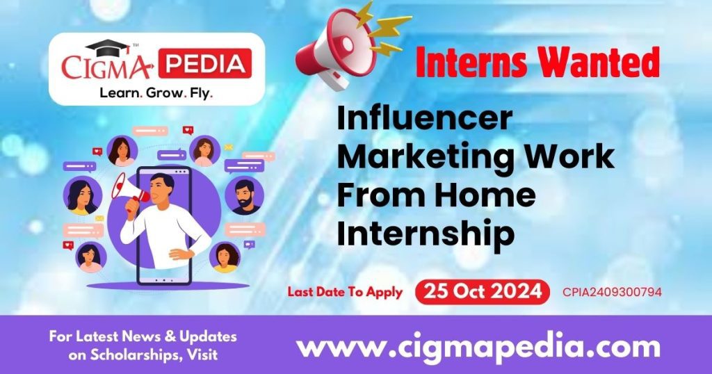 Influencer Marketing Work From Home Internship