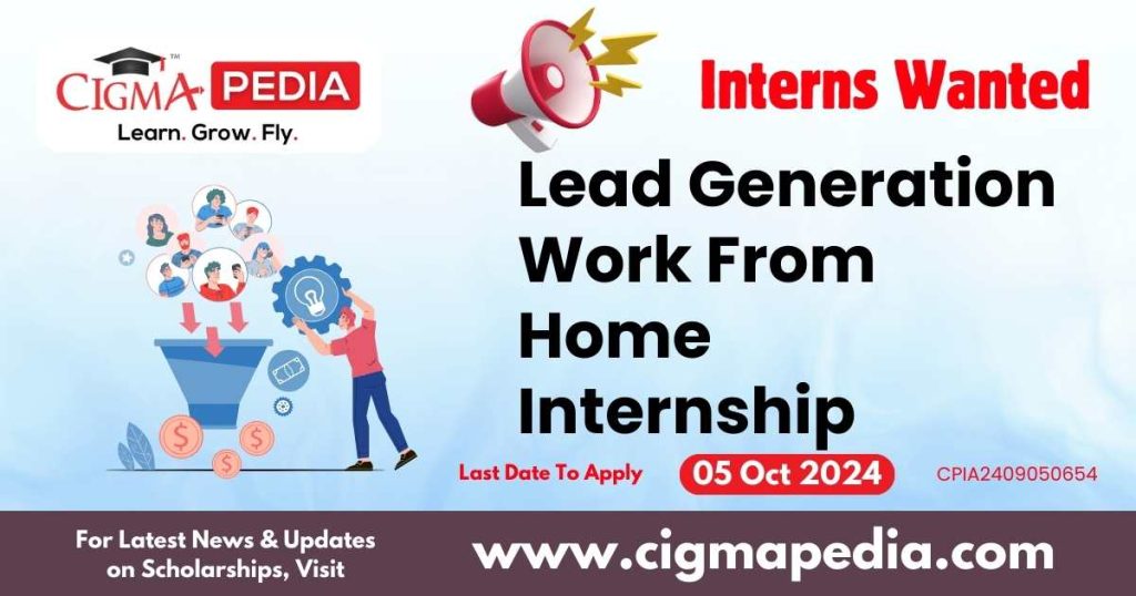 Lead Generation Work From Home Internship