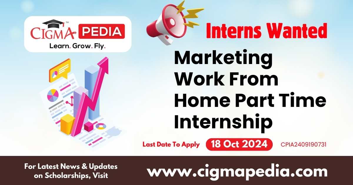 Marketing Work From Home Part Time Internship