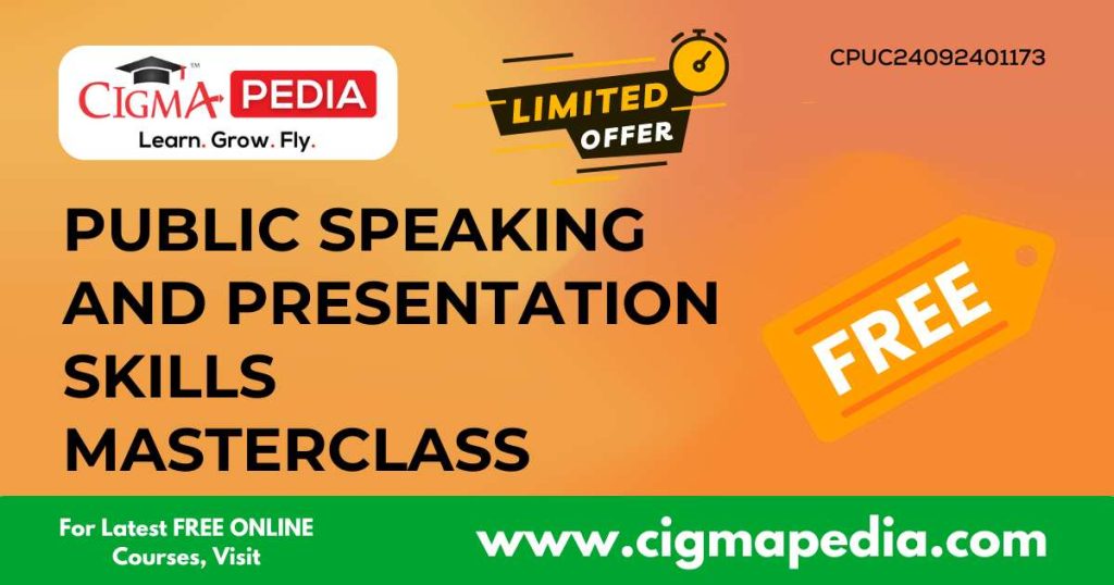 Public Speaking and Presentation Skills Masterclass